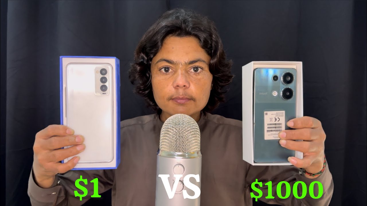 Мобильный телефон за 1 доллар против мобильного телефона за 1000 долларов [ASMR]