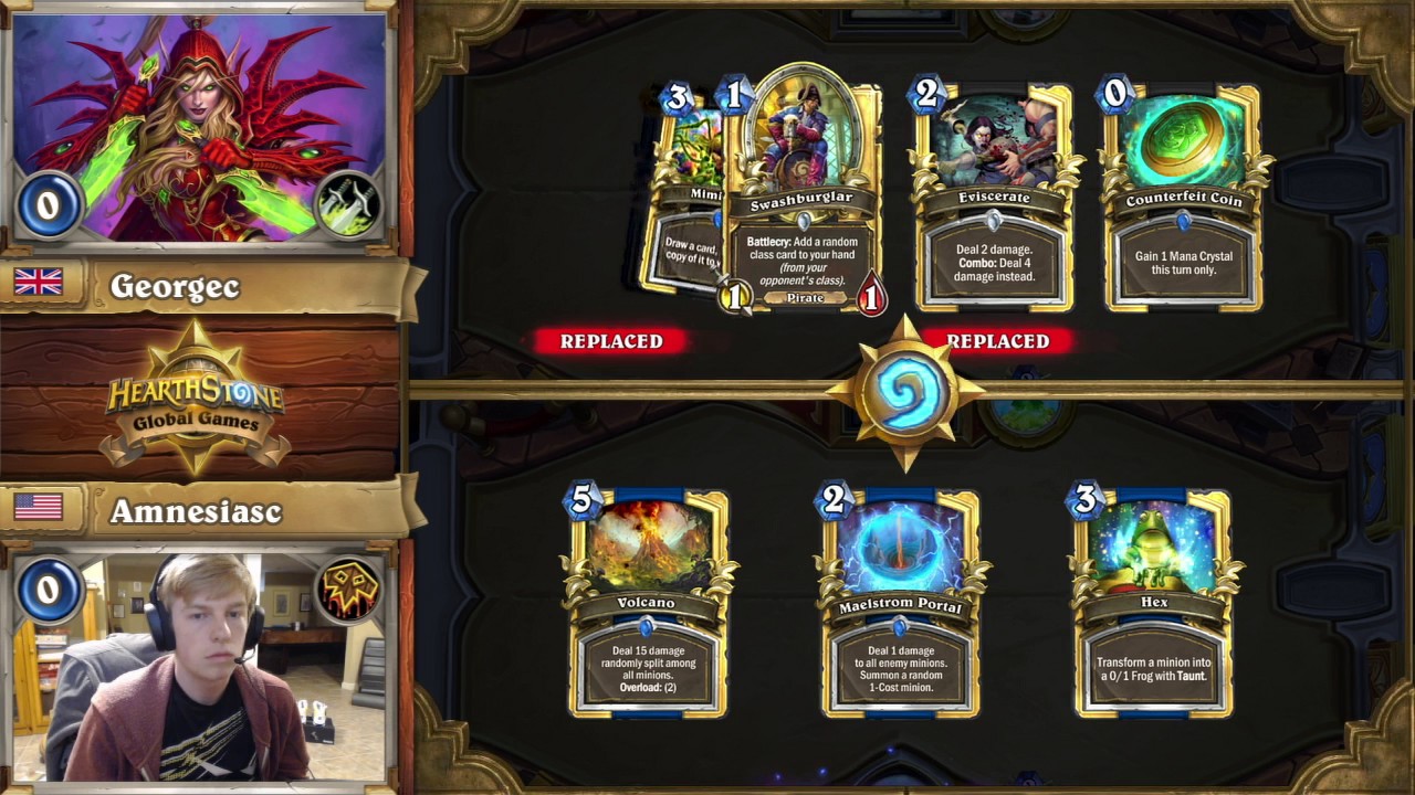 United States vs United Kingdom - Hearthstone Global Games 2017:  Group Stage 1 Group B