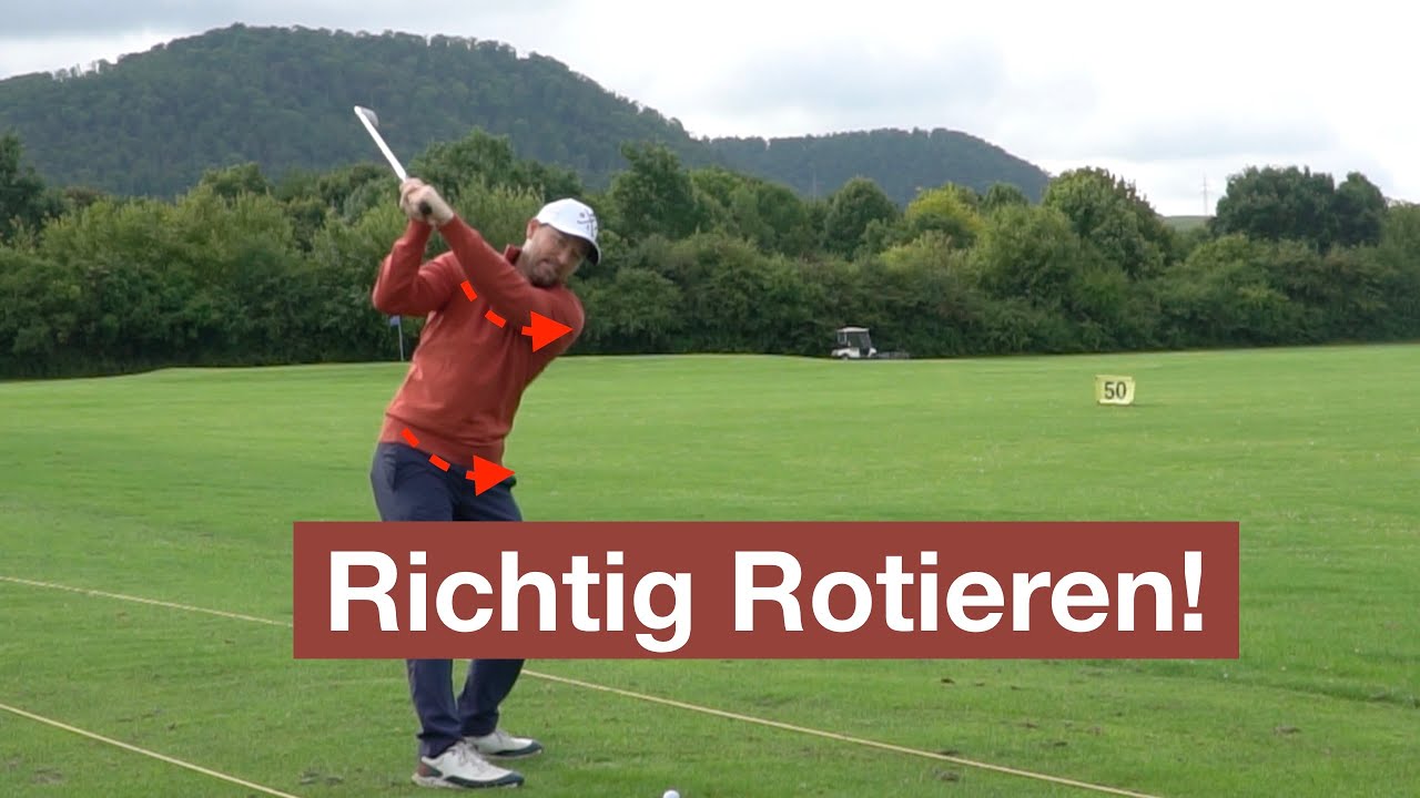 Körperrotation im Golfschwung erklärt (Anleitung)