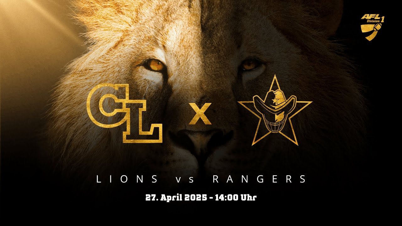 LIVESTREAM - AFL Div 1 - Carinthian Lions at Mödling RANGERS