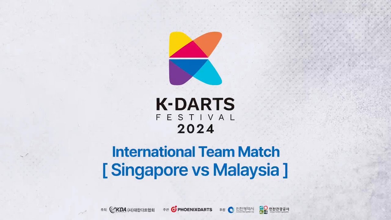 2024 K-DARTS FESTIVAL International Team Match Round Robin Singapore vs Malaysia
