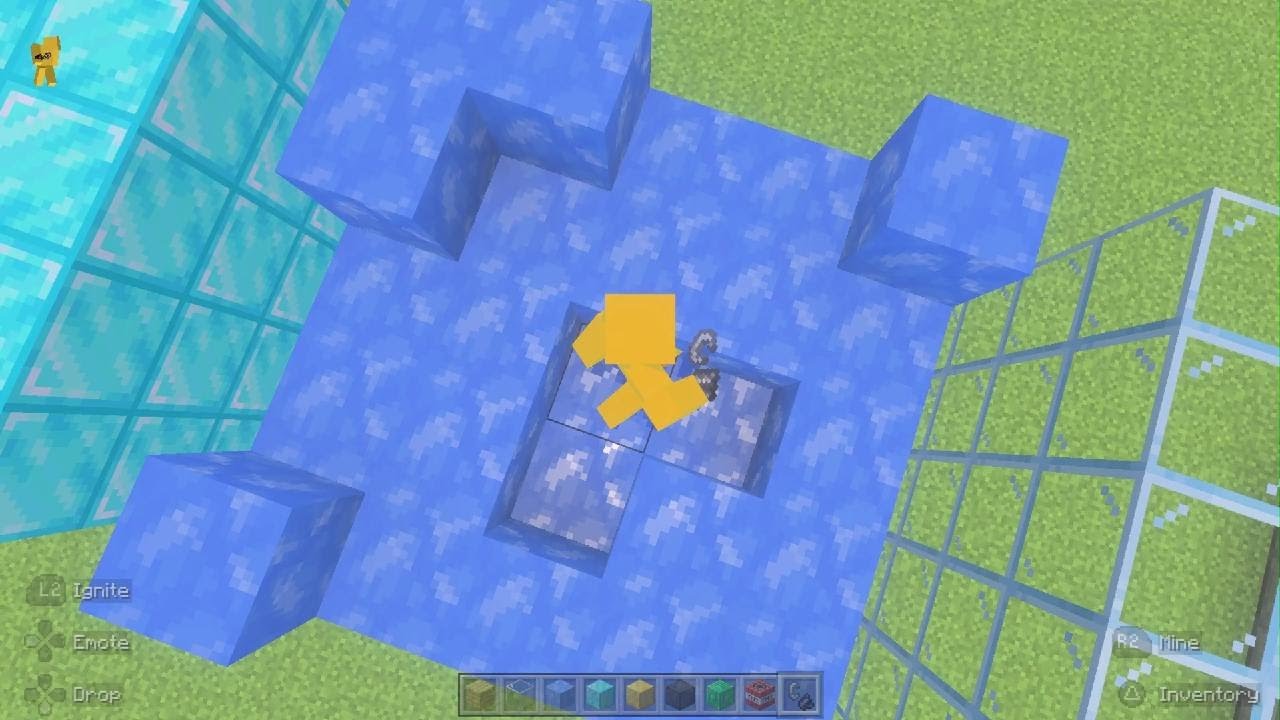 Minecraft-How many blocks are destroyed?