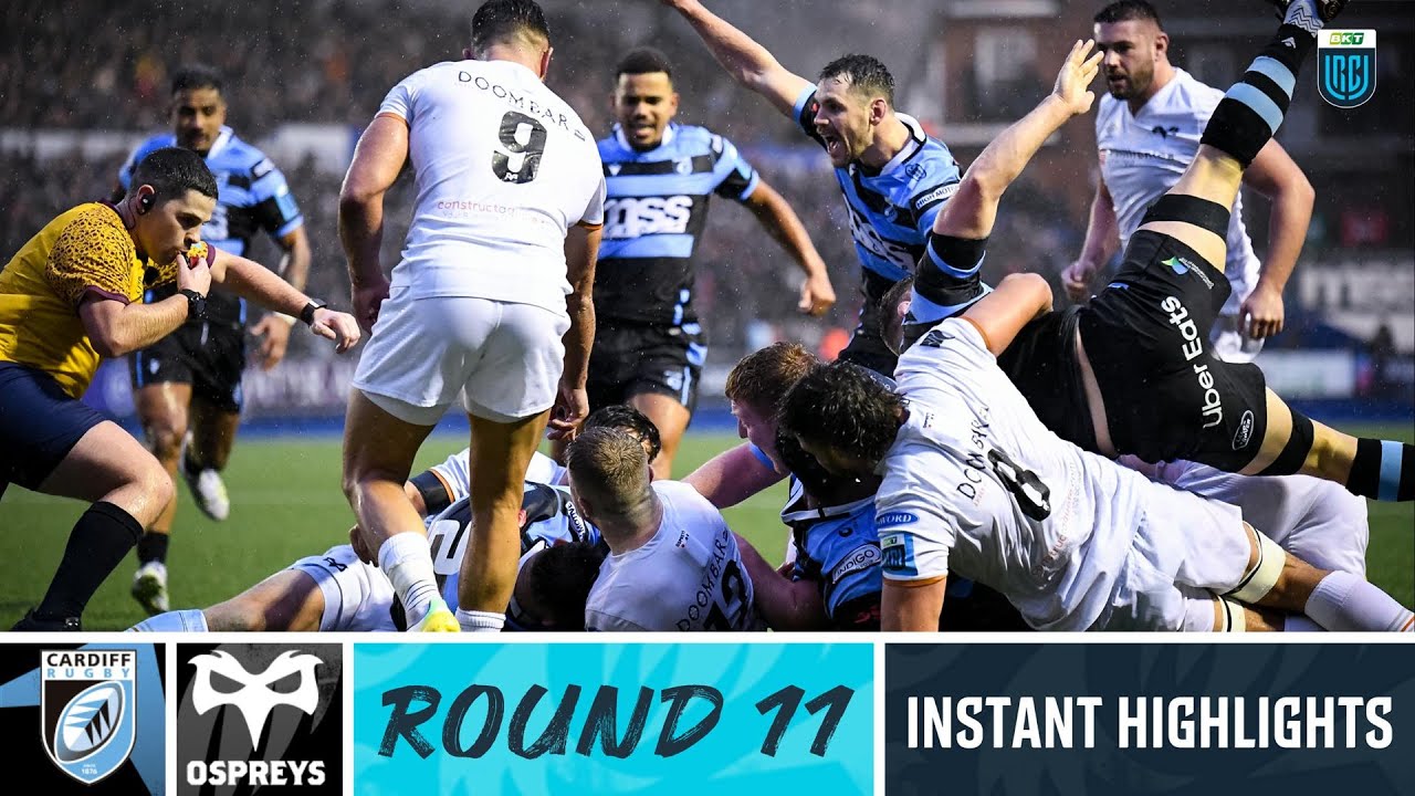Cardiff v Ospreys | Instant Highlights | Round 11 | URC 2022/23