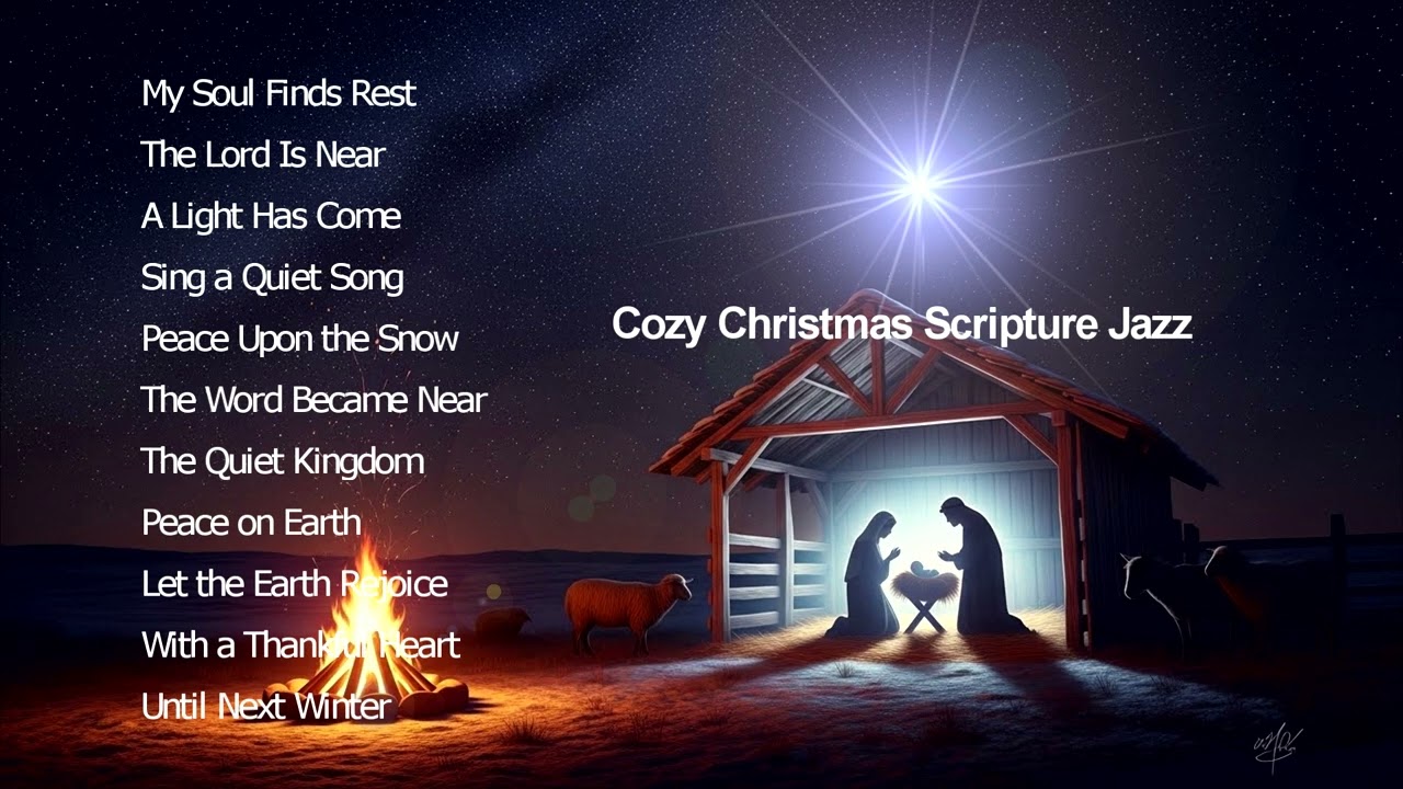 Cozy Christmas Scripture Jazz | 1 Hour And 30 of Original Sung Worship Chill Christian R&B