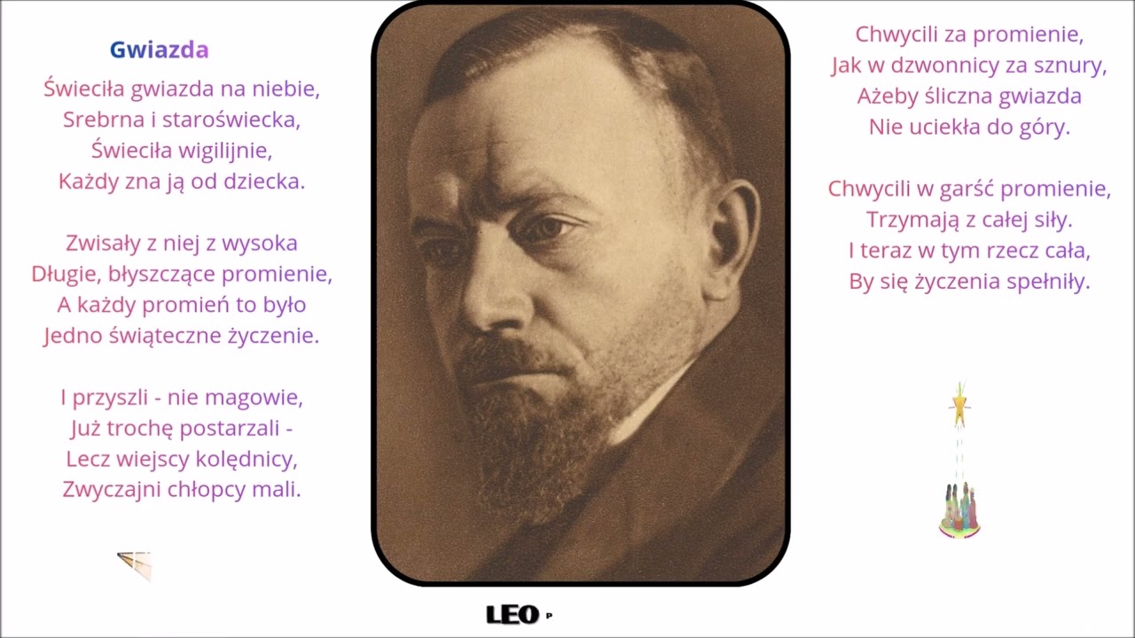 Gwiazda - utw&oacute;r do wiersza świątecznego  Leopolda Staffa