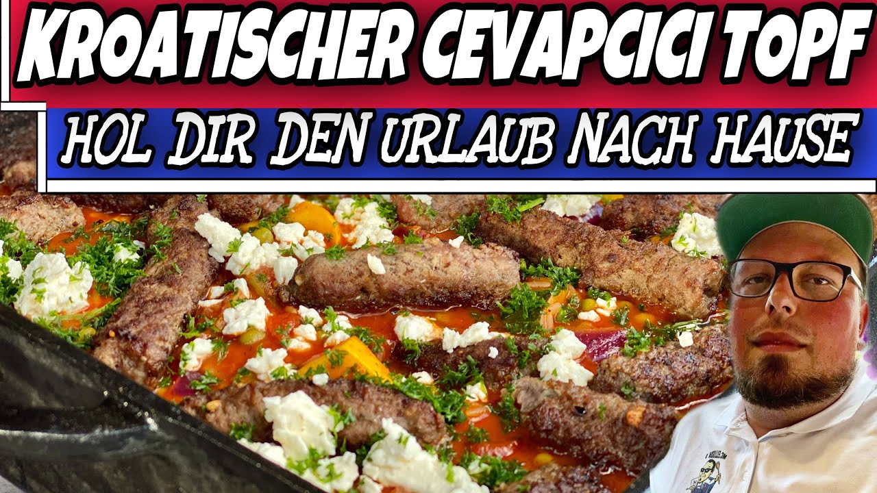 Kroatischer Cevapcici Topf aus dem Dutch Oven