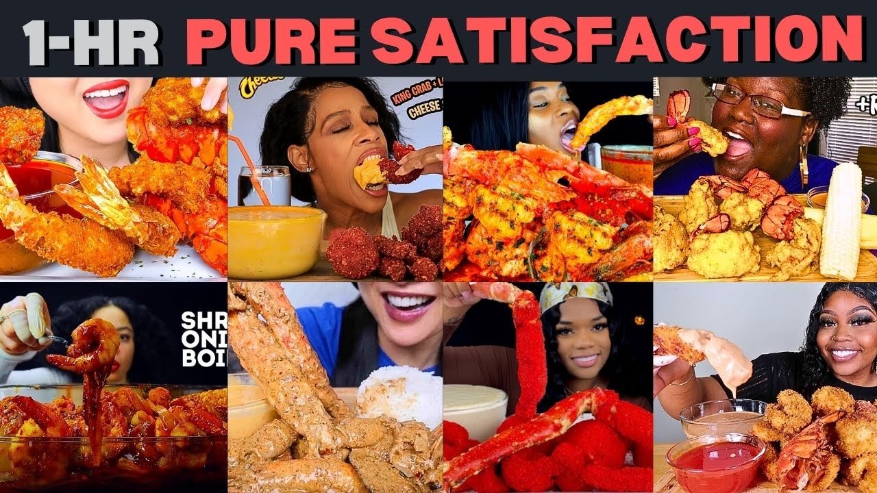 1-Hour Seafood Boil Mukbang That Will Ruin Your Diet 😭🔥 Big Bites Only ASMR Compilation