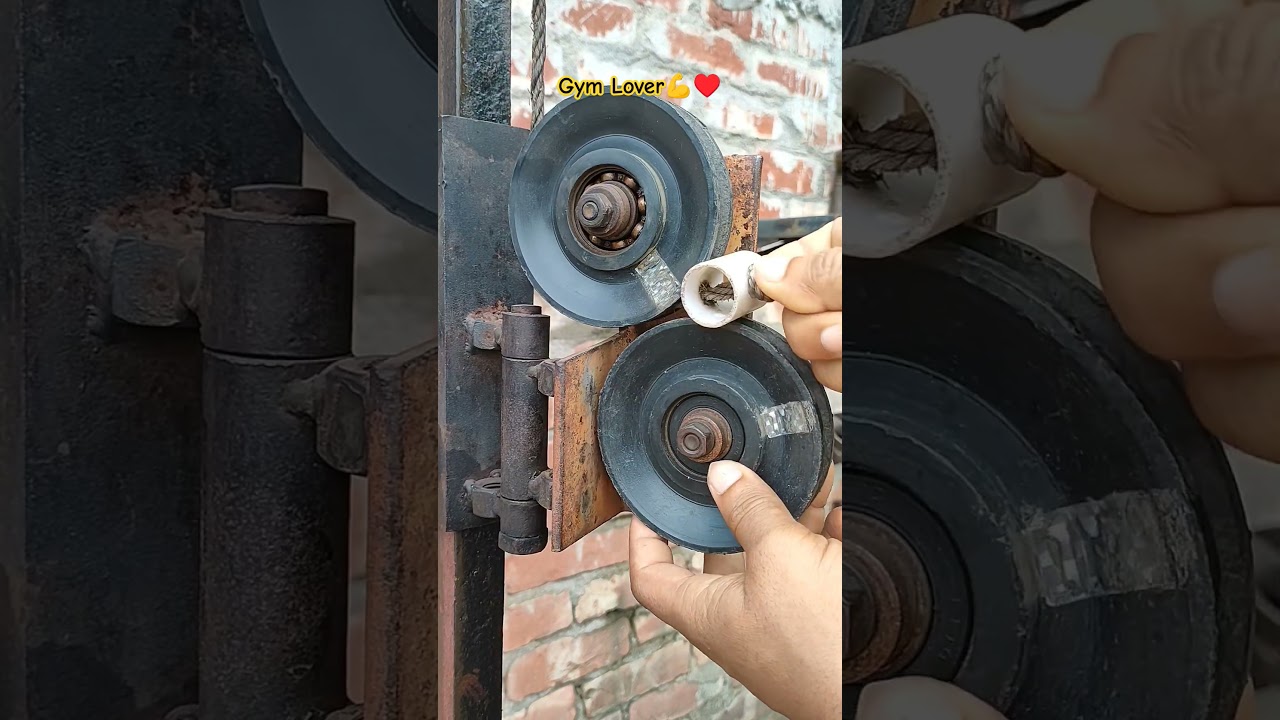 Gym Pulley Wire System🔥&hearts;️ #motivation #gymequipment #gympulley