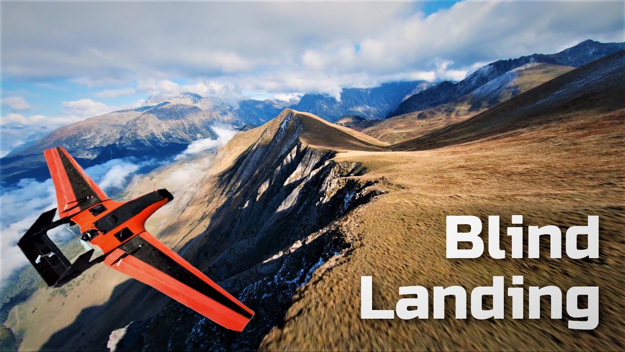 Blind landing - FPV - Mini Drak 55" - GoPro Hero 6