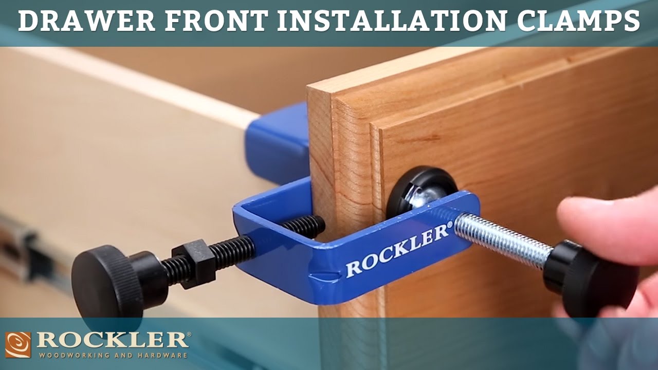 Монтажные зажимы для фасада ящика Rockler