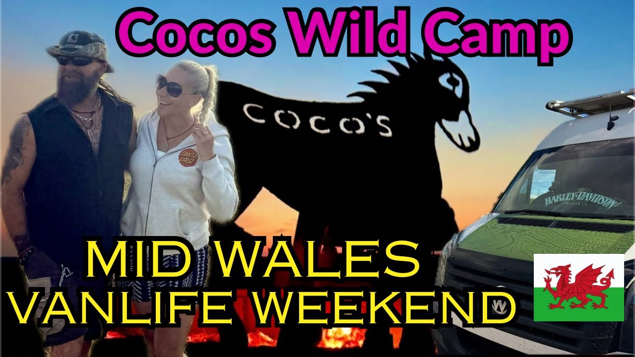 Vanlife weekend in Mid Wales Llandrindod Van meet at Cocos wild camp with  