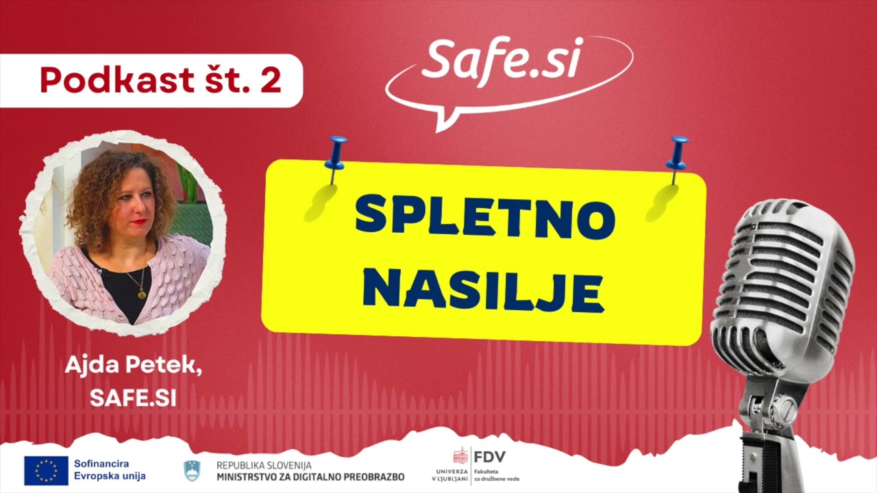 Safe.si podkast za starše: Spletno nasilje