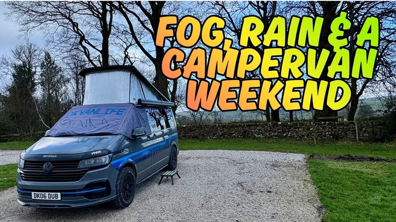 VW Campervan Weekend at Hartington Hills | Foggy & Rainy Peak District Stay
