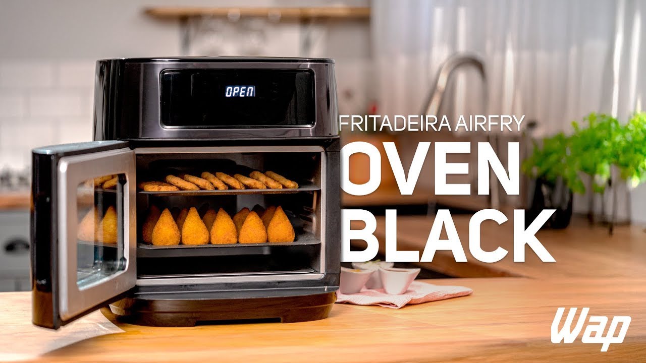 Fritadeira El&eacute;trica WAP Air Fryer Oven BLACK