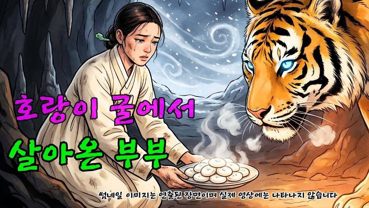 호랑이 굴로 들어간 아내의 기적, 지성이면 감천이라! 감동 실화 전래동화 ㅣ옛날이야기 ㅣ민담 ㅣ오디오북ㅣ전설ㅣ설화 ㅣ야담