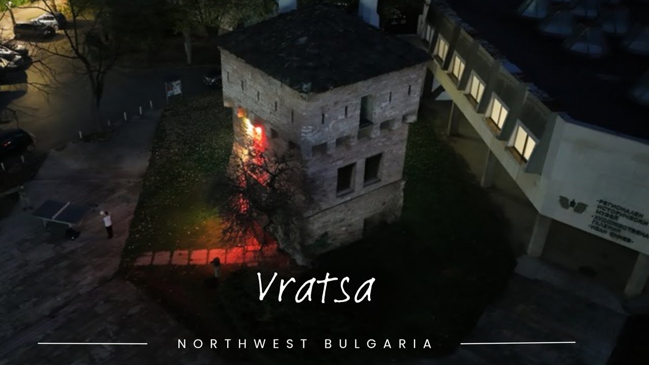 Vratsa from Eagle view