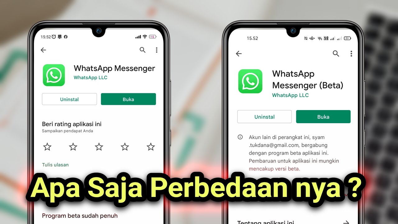 Perbedaan WhatsApp Beta Dan WhatsApp Biasa - Pilih Mana ?