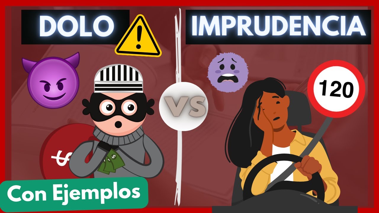 📜 DOLO e IMPRUDENCIA: Descubre las 7 Diferencias con estos EJEMPLOS (Derecho Penal)