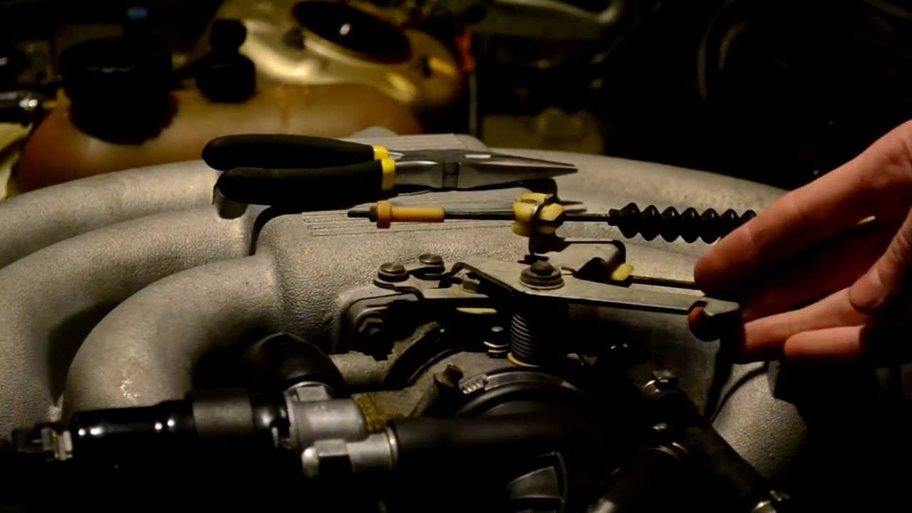 BMW E30 Throttle Body Cable Response Fix Re-New More Power