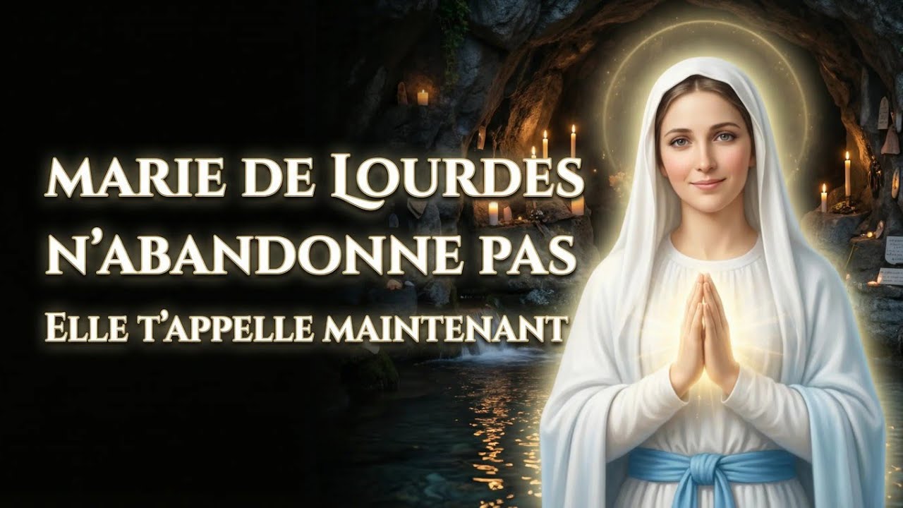 ⚠️ SI TU REGARDES CETTE VIDÉO, MARIE DE LOURDES T’APPELLE À NE PAS ABANDONNER