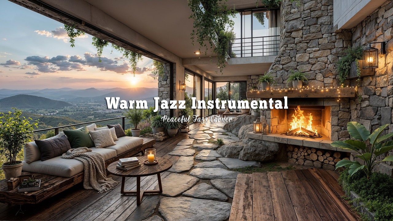Warm Jazz Instrumental Music | Peaceful Morning With Gentle Jazz Melody For Work & Study