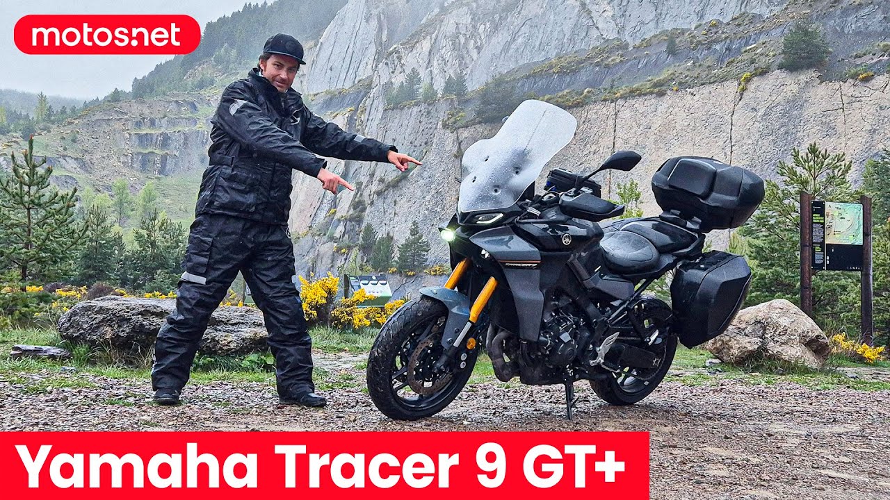 🦖Yamaha Tracer 9 GT + / Prueba y viaje / Nos mojamos ☔️ / motos.net