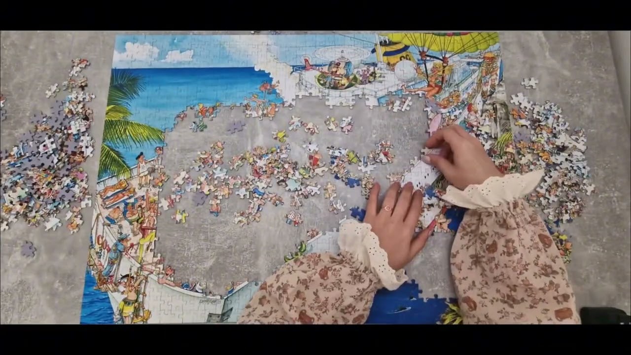 Crazy Cruise Ship Puzzle | 1000 Piece Funny Vacation Puzzle