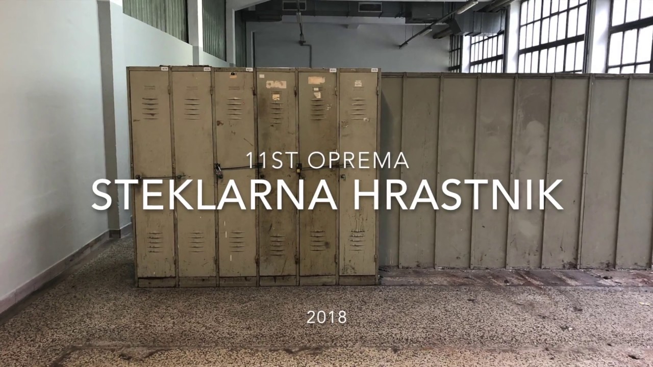 Kovinske garderobne omare 11ST oprema v Steklarni Hrastnik
