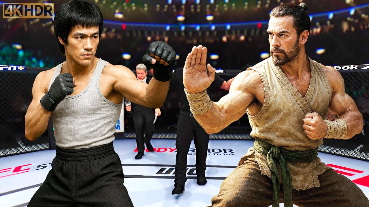 TRUE Bruce Lee vs. Hermit Monk | EA Sports UFC 5