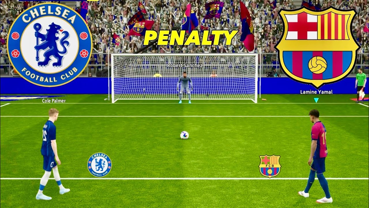 FC BARCELONA VS CHELSEA PENALTY SHOOTOUT | FCB VS CHE HIGHLIGHTS | eFOOTBALL
