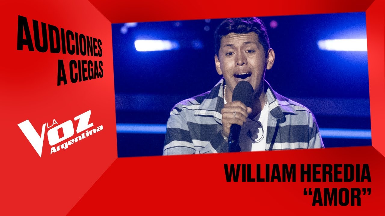 William Heredia - “Amor” - Audiciones a ciegas - La Voz Argentina 2025
