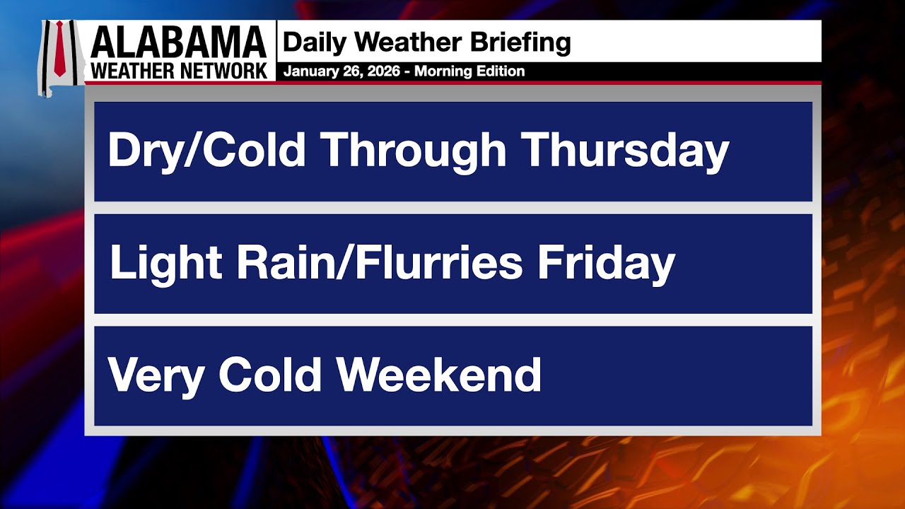 James Spann's Morning Briefing - Monday 1.26.26