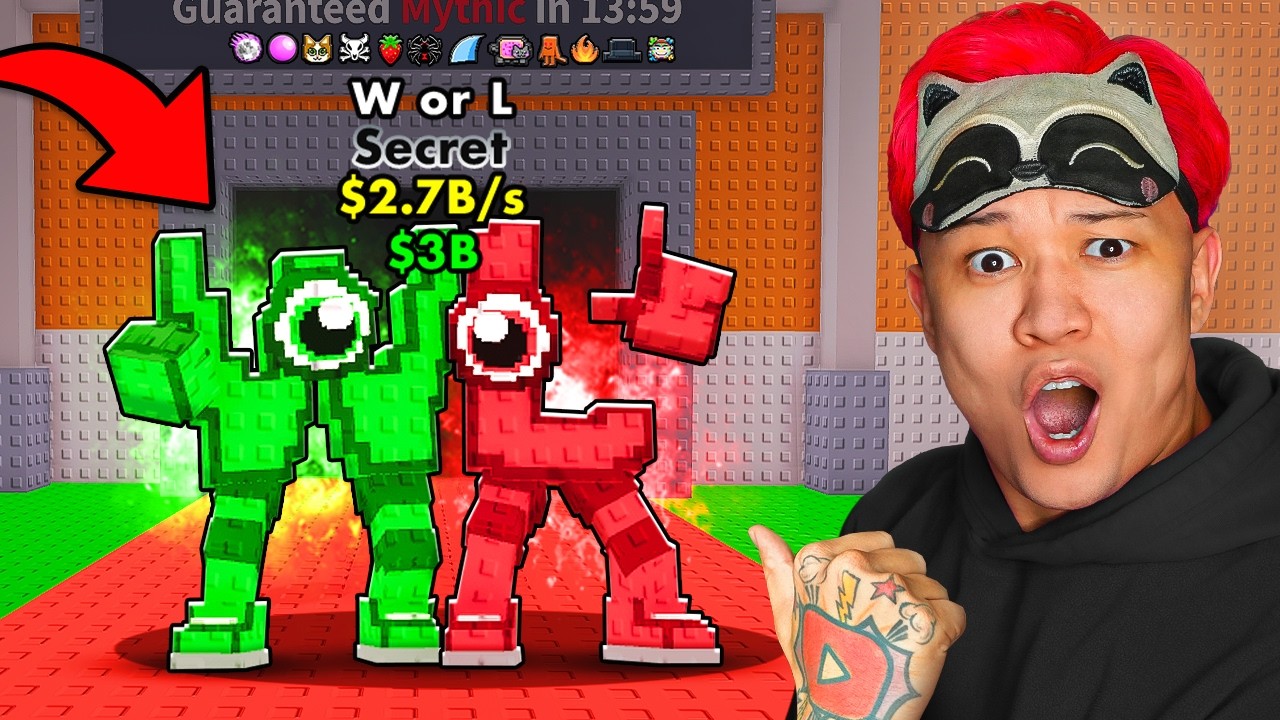 &laquo;W or L&raquo; со ВСЕМИ МУТАЦИЯМИ! Я ПОЙМАЛ ЕГО с АДМИН SAMMY УДАЧЕЙ в Steal a Brainrot!