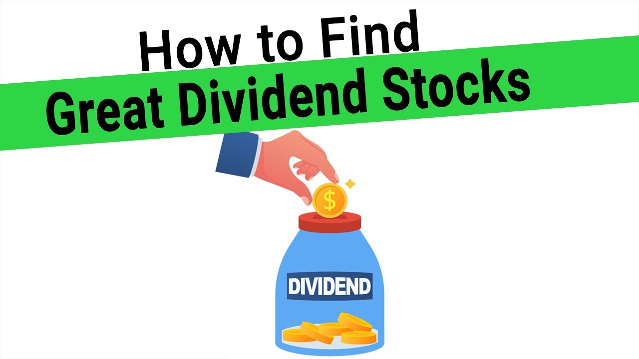 How to Find Great Dividend Stocks - My Personal Dividend Screen & Process