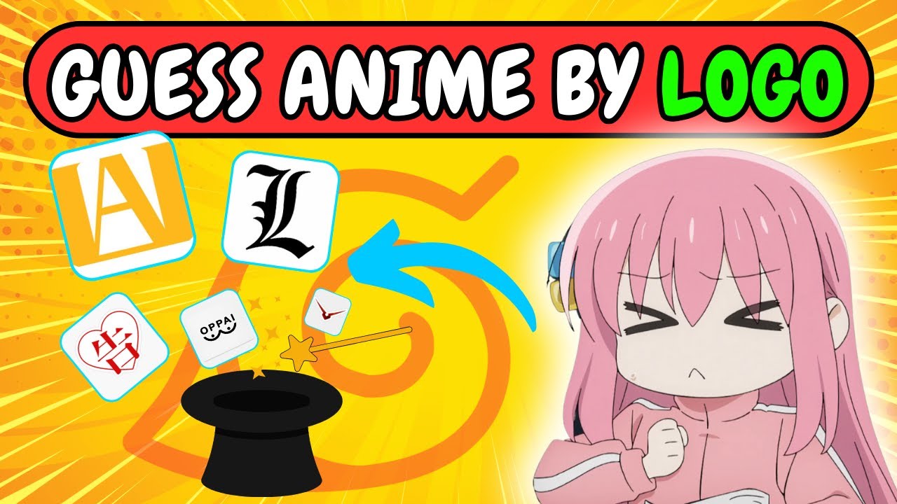 Guess ANIME by LOGO 🔥  Anime Logo Quiz 🔍