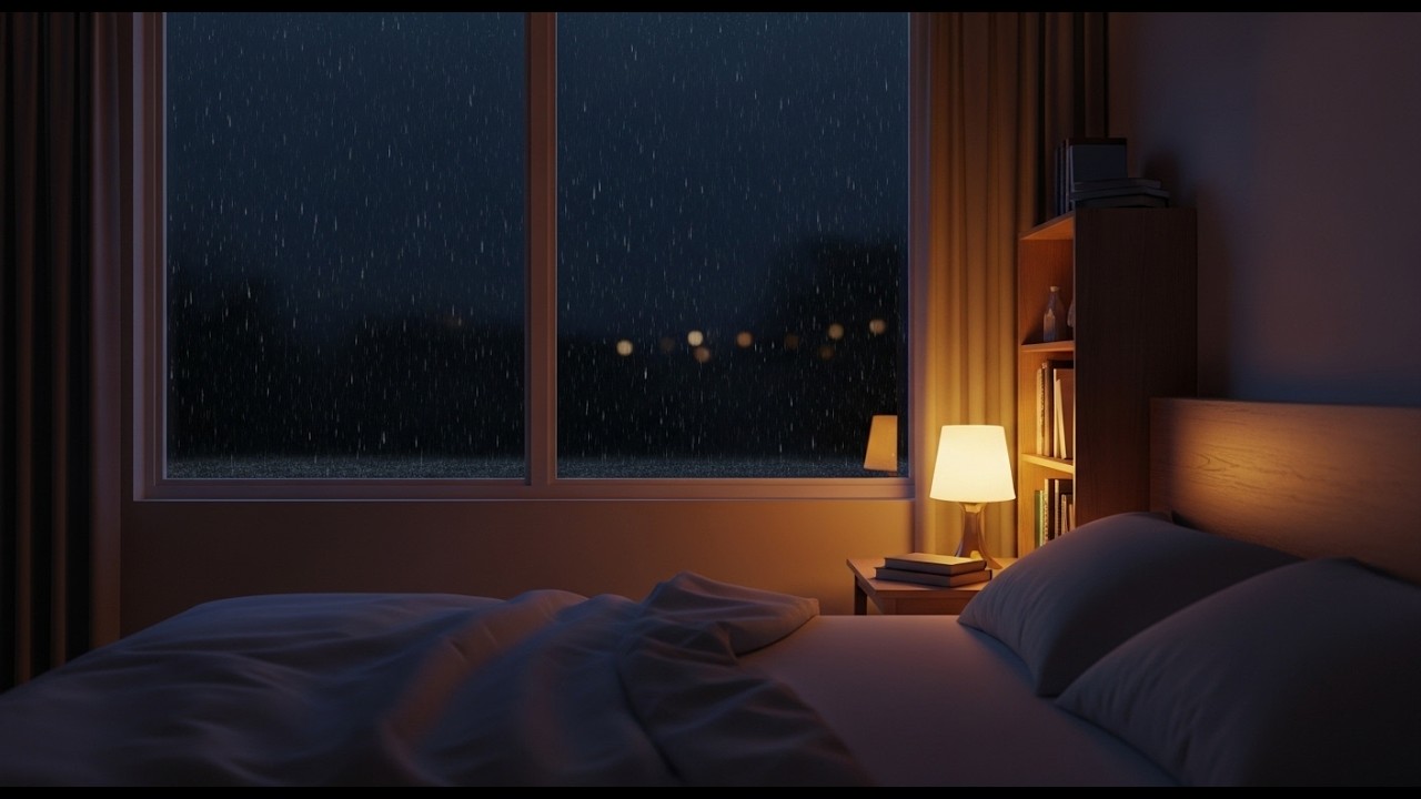 Cozy Bedroom Rain 🌧️ | Rain Sounds for Sleep & Relaxation