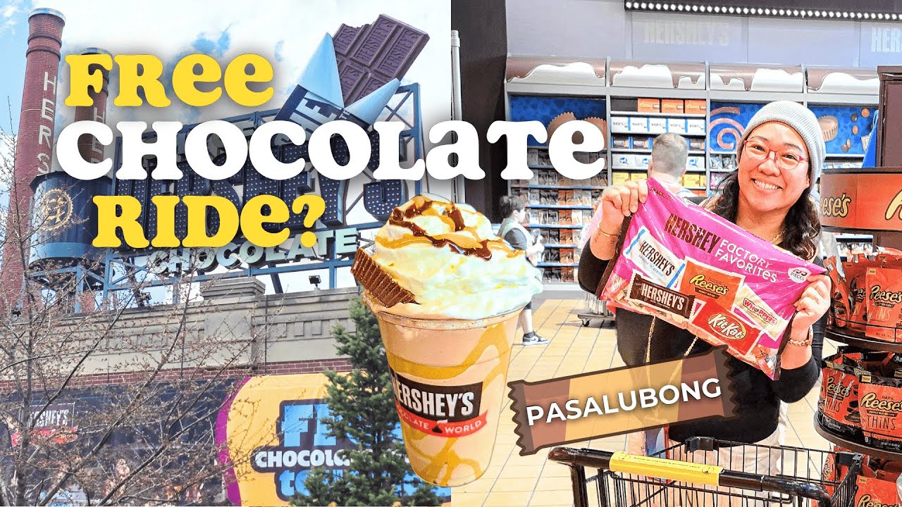 Inside Hershey’s Chocolate World USA 🍫 Chocolate Factory Tour | Filipino Travel Vlog in Pennsylvania