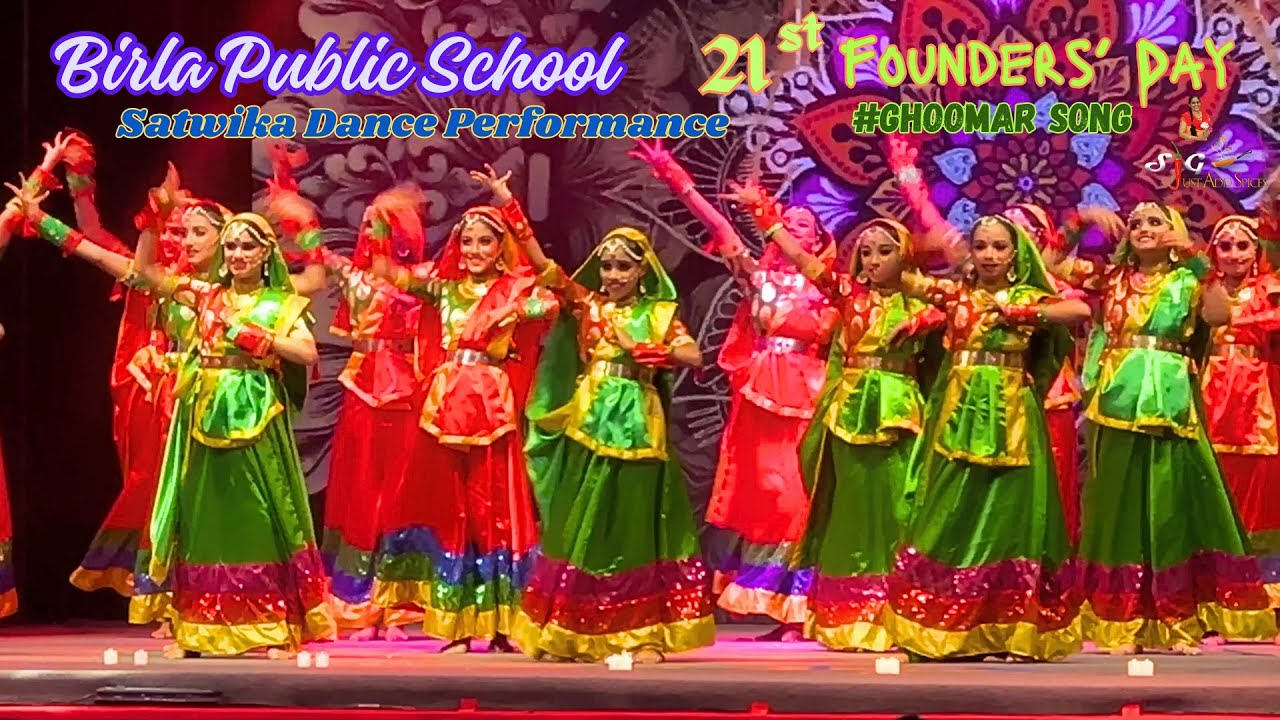 Satwika Dance Performance | Ghoomar Song | Birla Public School | 21st Founders Day| Doha|Qatar