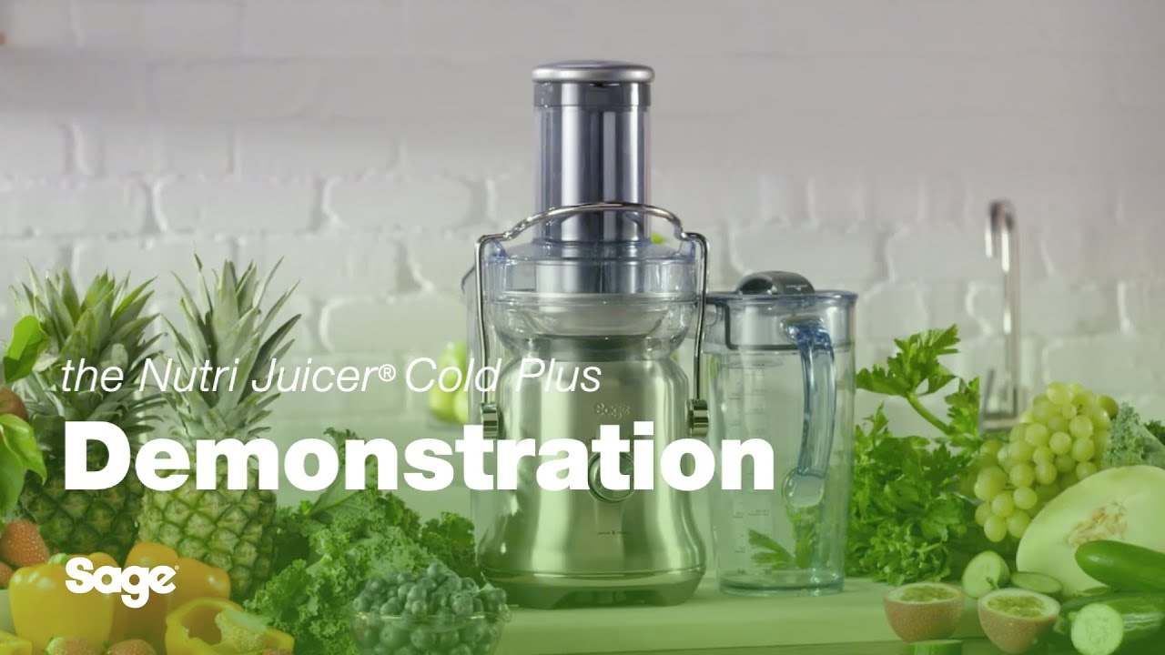 The Nutri Juicer® Cold Plus | Juice more, store more, clean less | Sage Appliances UK