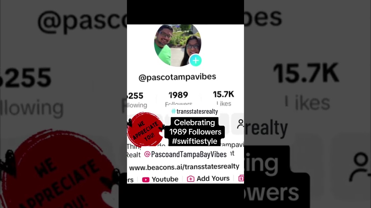 We appreciate our followers 💛 Tampa Bay and Swifities #tsrtt #followers #tampabay #tampa #pasco #lan