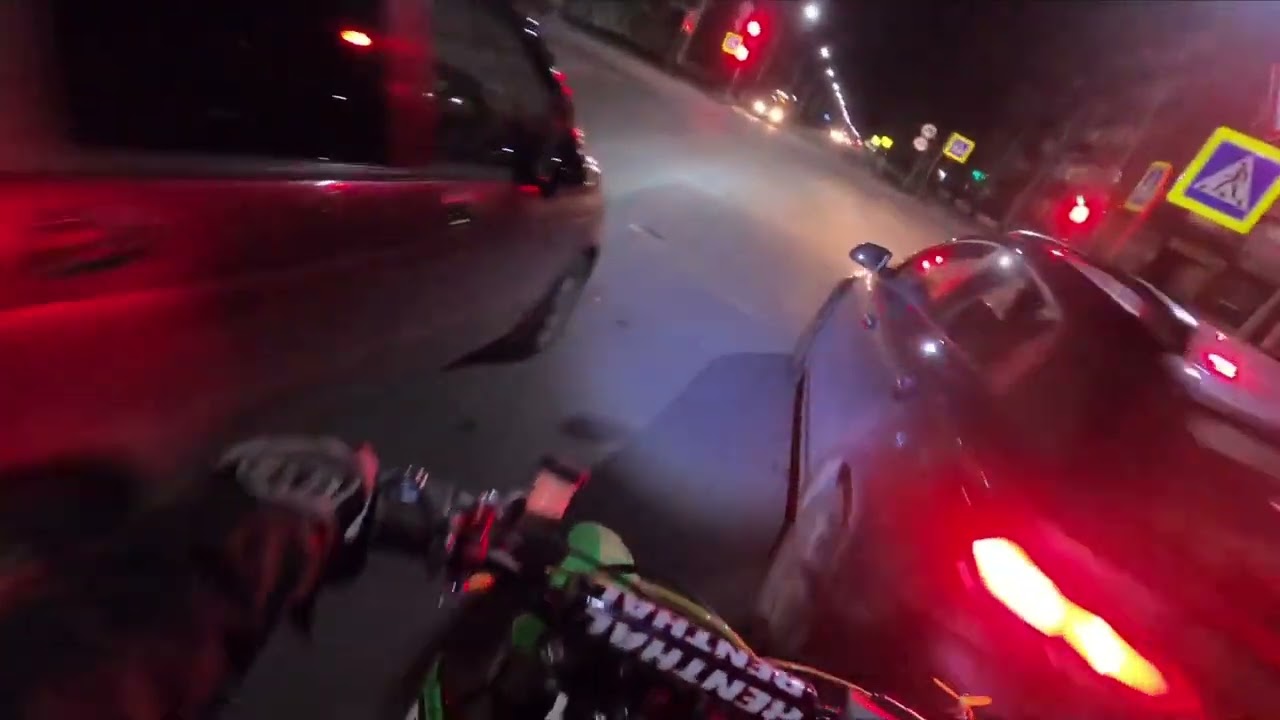 ДАЛ УГЛА НА ЗАРЯЖЕННОМ YCF BIGY 150 MX!
