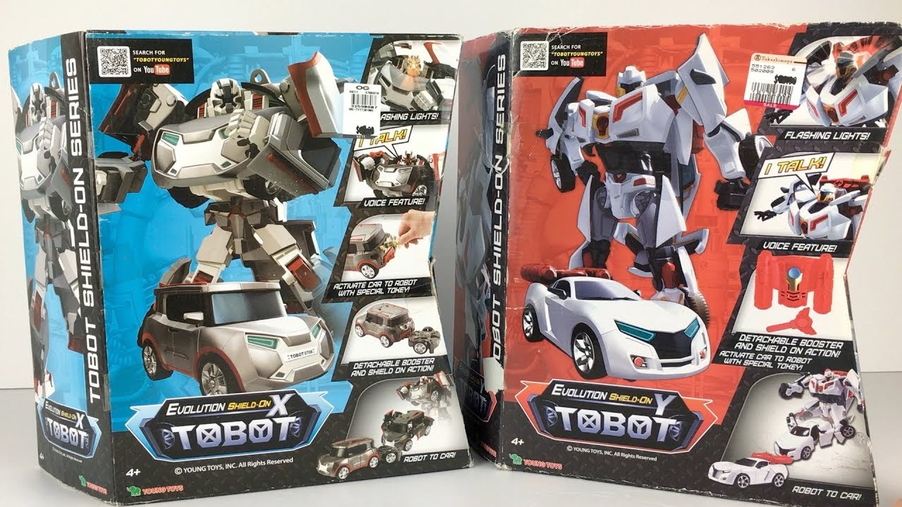 Robot Tobot X Y Shield On Toys Mainan Car Robot Transformers