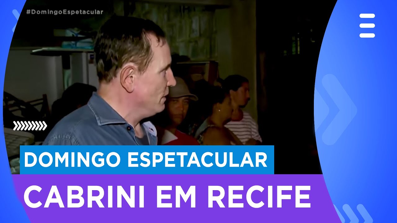 Roberto Cabrini mostra o drama de moradores de área devastada pelas chuvas em Recife (PE)