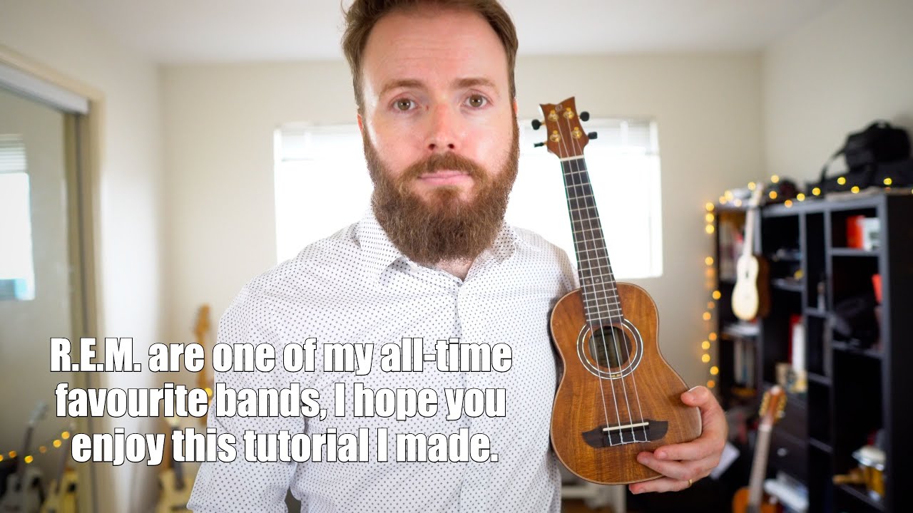Everybody Hurts - R.E.M. (Ukulele Fingerpicking Tutorial)