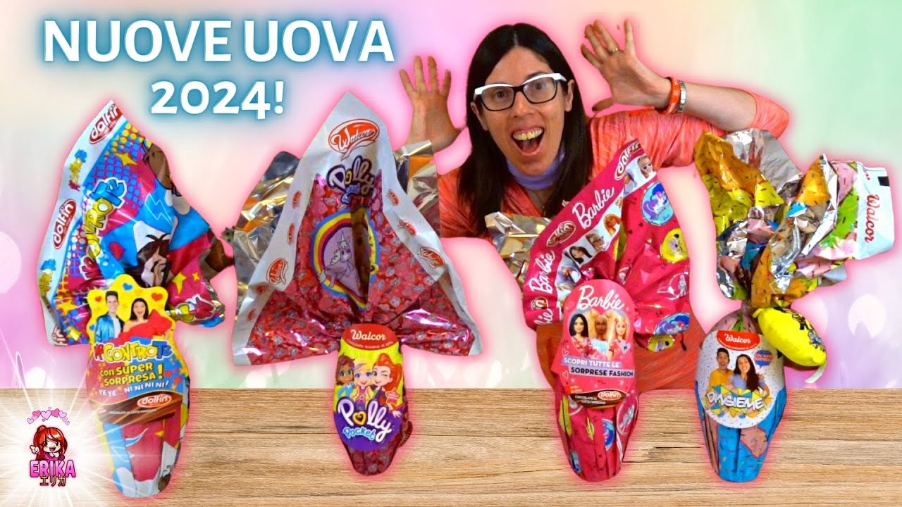 UOVA DI PASQUA 2024 ME CONTRO TE, DINSIEME, BARBIE E POLLY POCKET! APRIAMOLE!