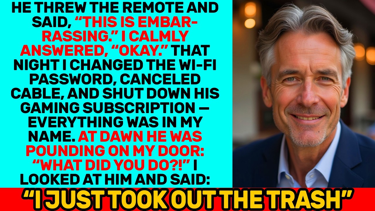 He Called Me Embarrassing — I Cut the Wi-Fi and Shut It All Down