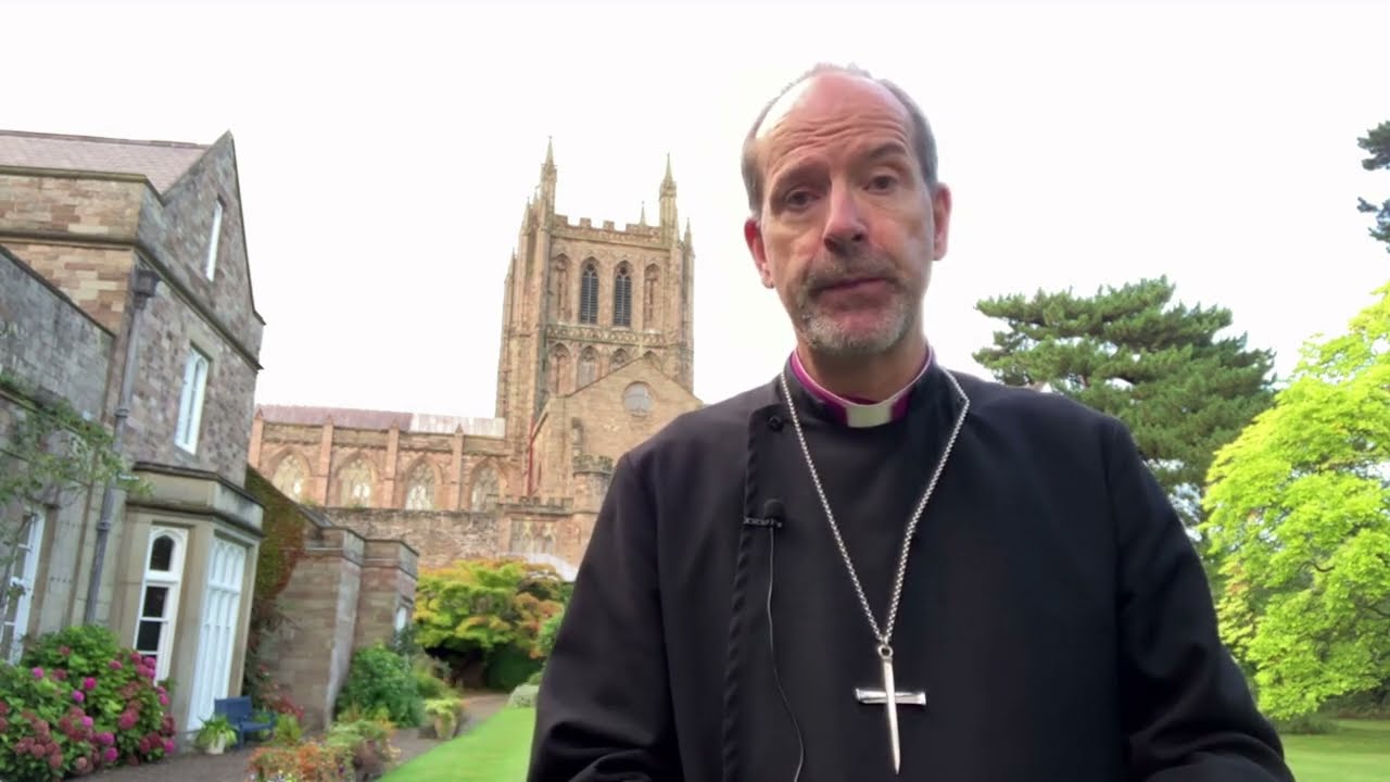 Special video message from The Bishop of Hereford on the death of Her Majesty The Queen