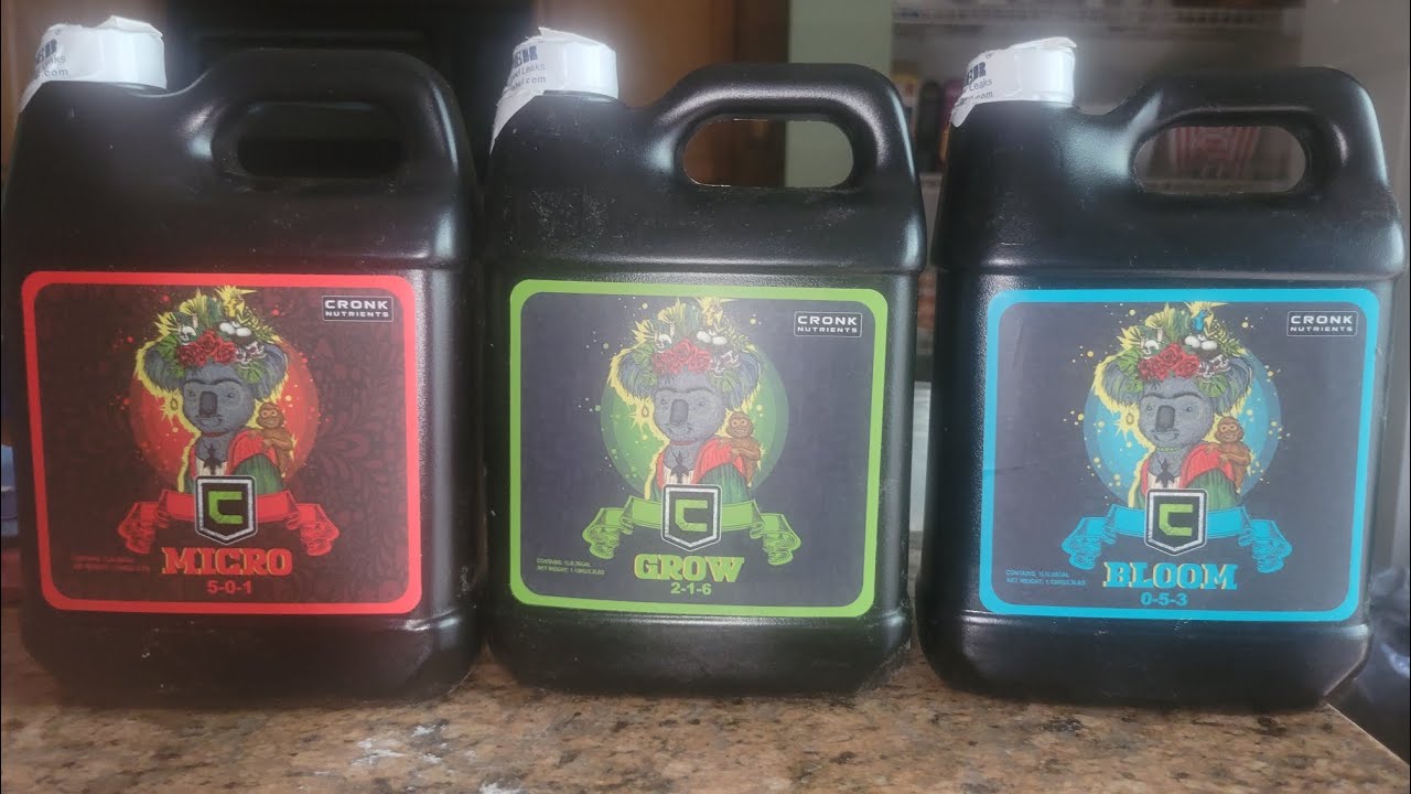 Cronk Nutrients 3 part formula unboxing!