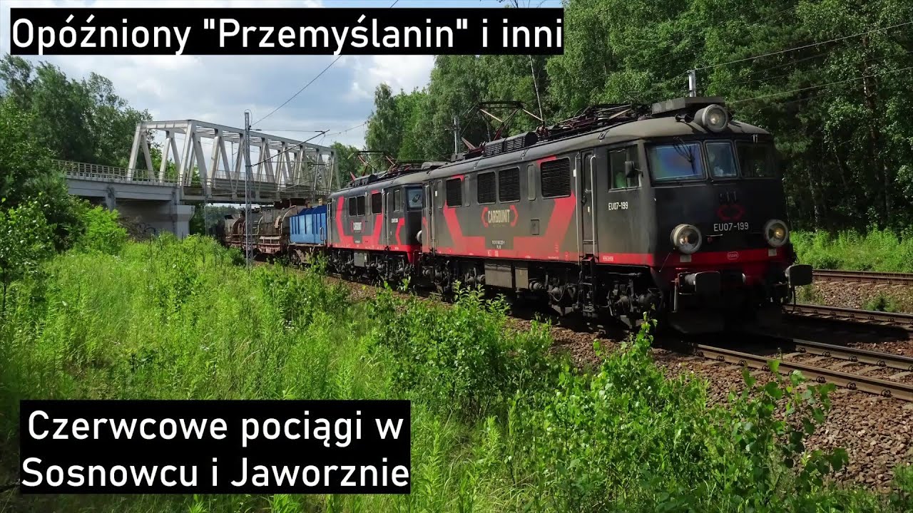 Czerwcowe pociągi w Sosnowcu i Jaworznie - Opóźniony 