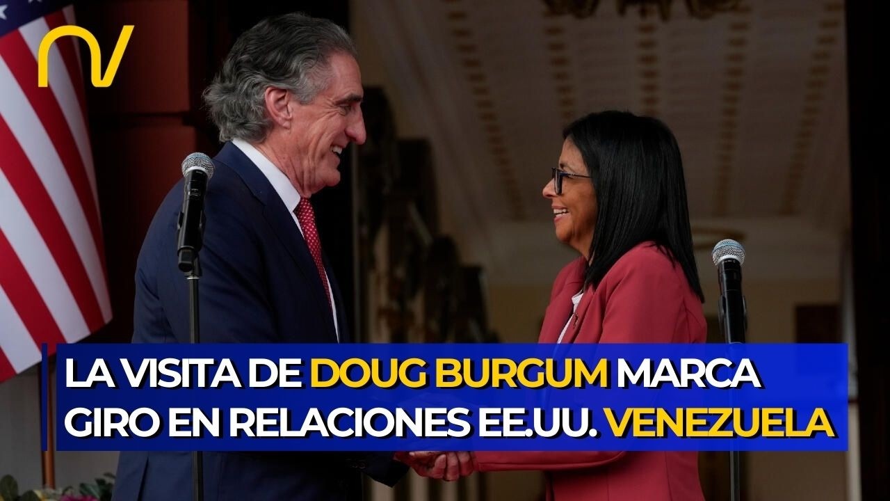 La economía, tema central en la visita de Doug Burgum a Caracas
